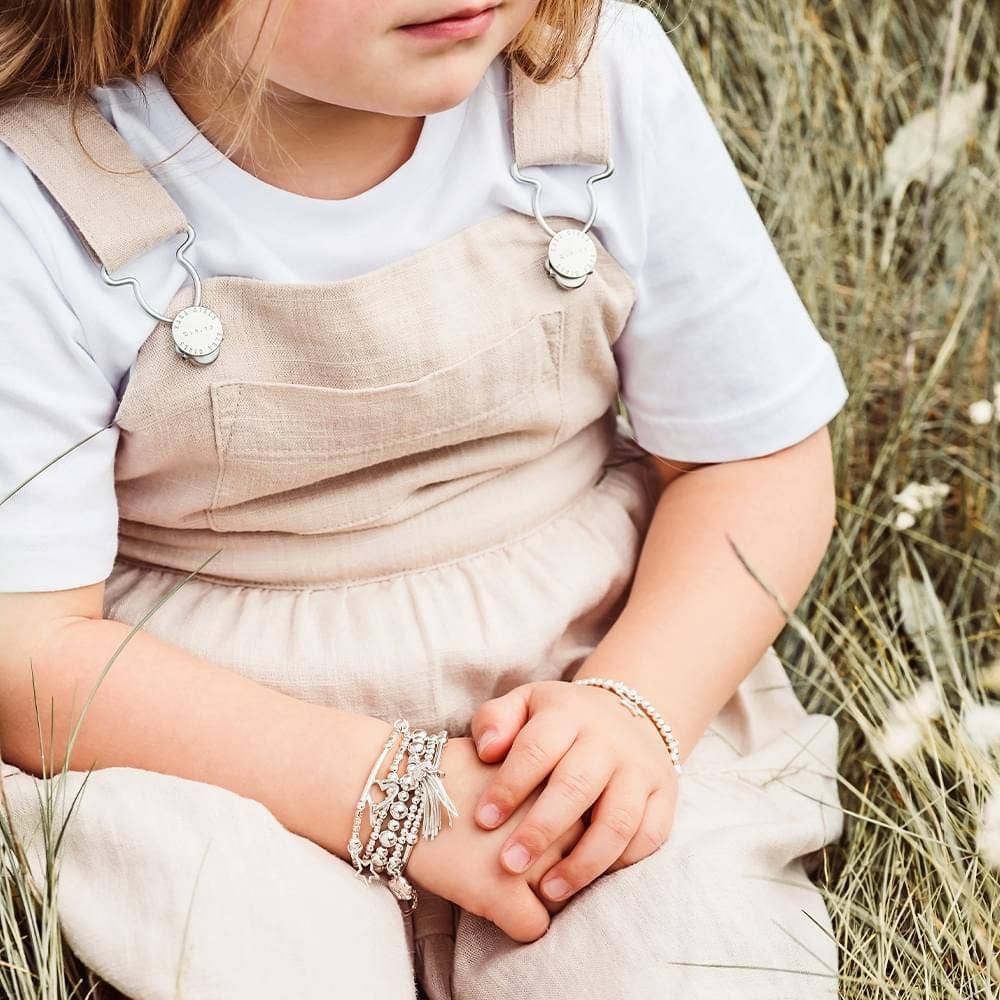 Children's Personalised Cute Charm Heart Bracelet