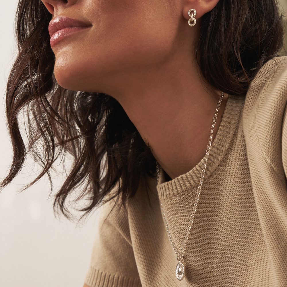 Belcher Chain Sun Necklace