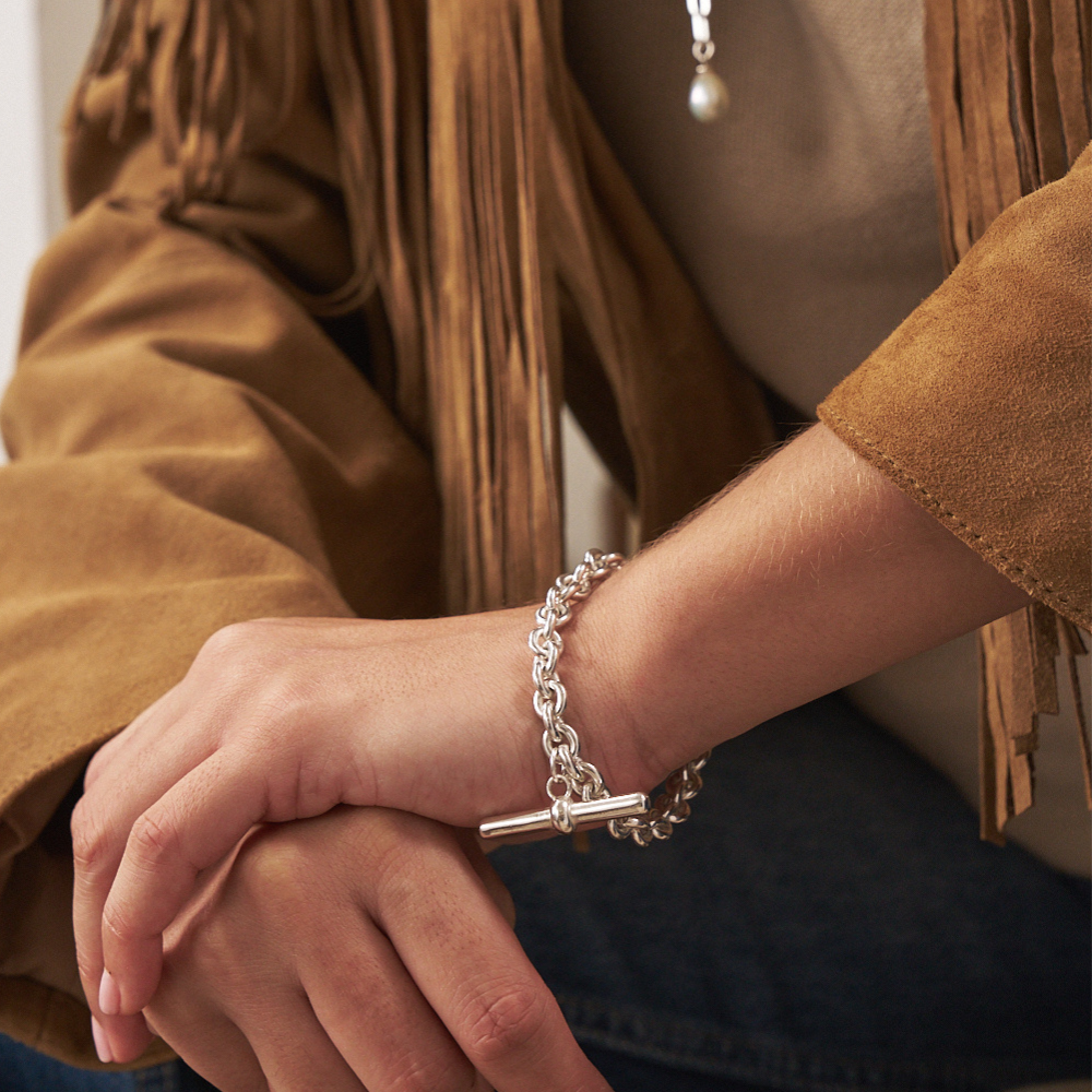 T-Bar Anchor Chain T-Bar Bracelet