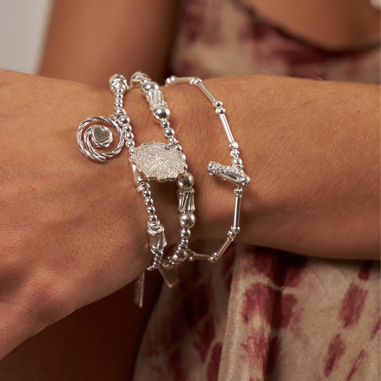 Cute Charm Chunky Twist Spiral Of Love Bracelet