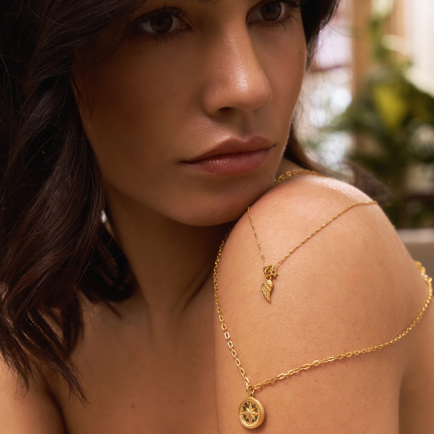 Tiny Twisted Rope Chain Guidance Necklace