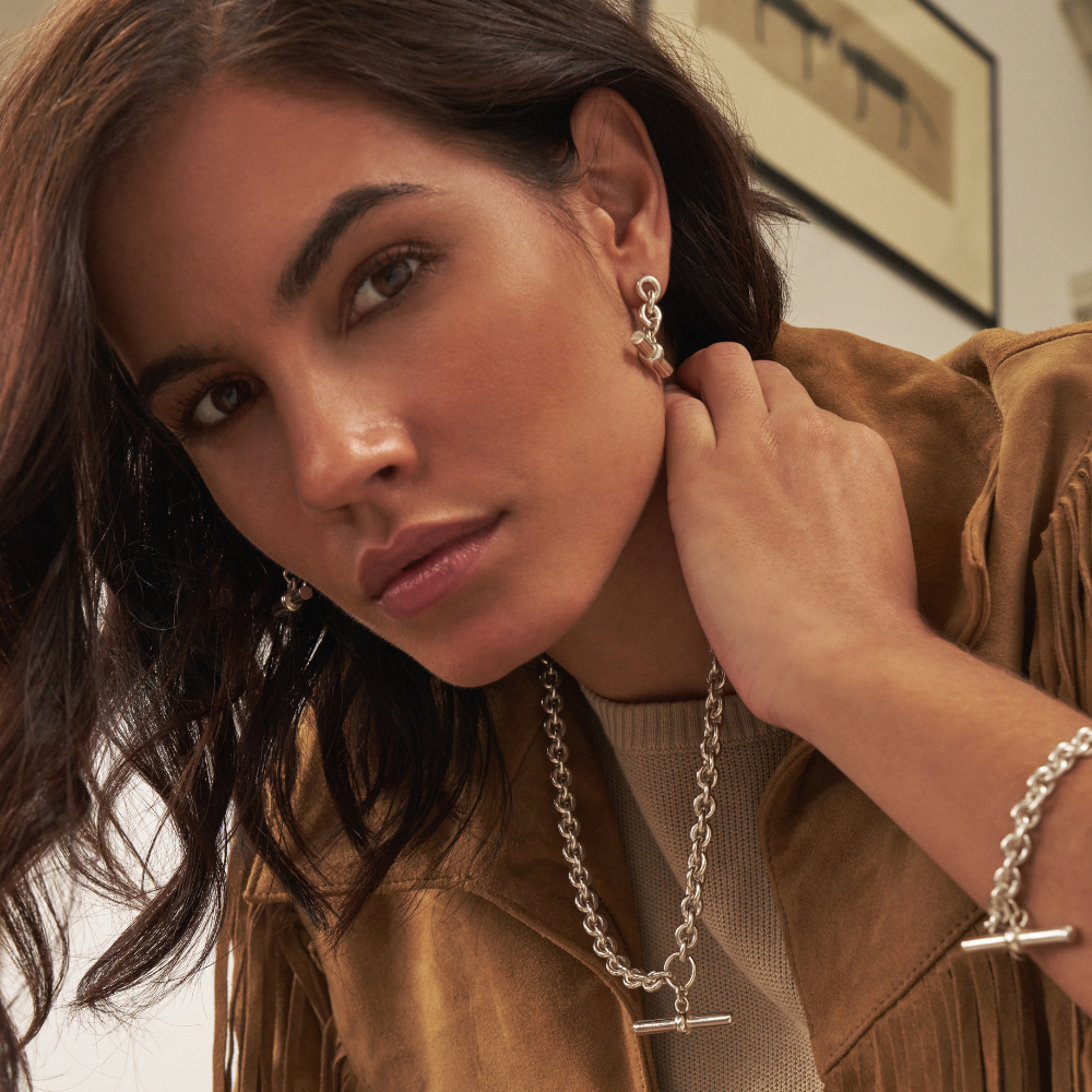 T-Bar Anchor Chain Necklace