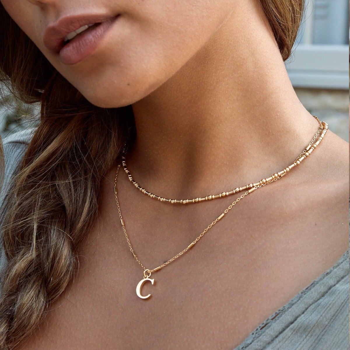 Gold and Silver Women's Initial Necklaces – ChloBo UK