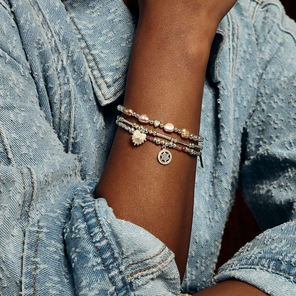 With Love Pink Pearl Bracelet