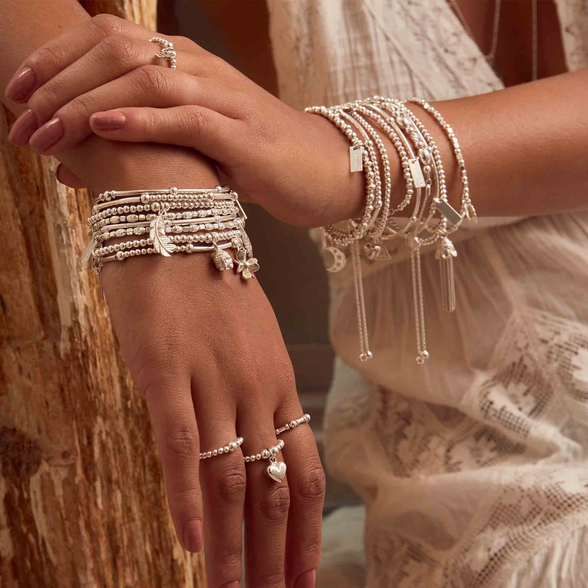 Gold Didi Sparkle Starry Moon Bracelet