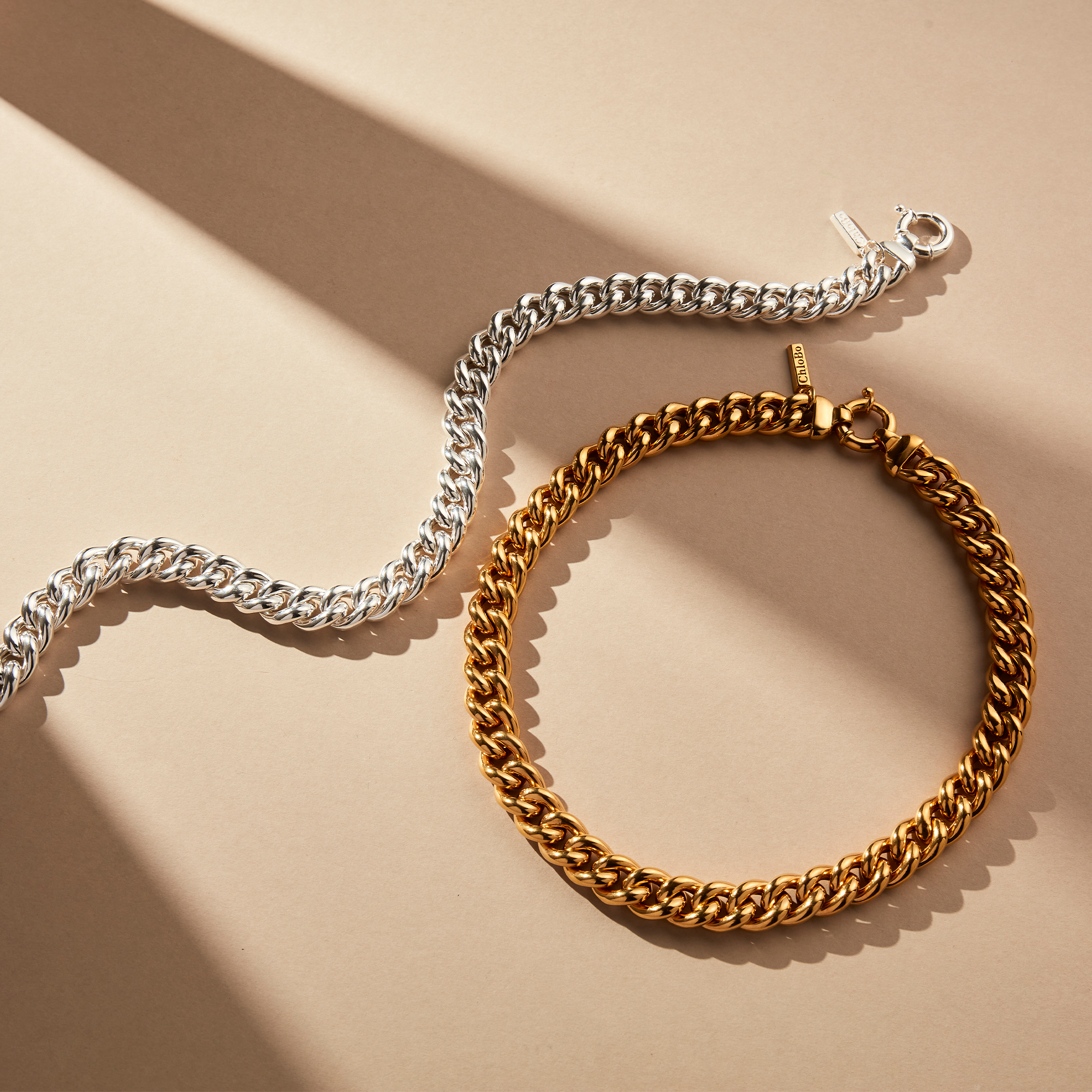 Statement Curb Necklace - 41cm