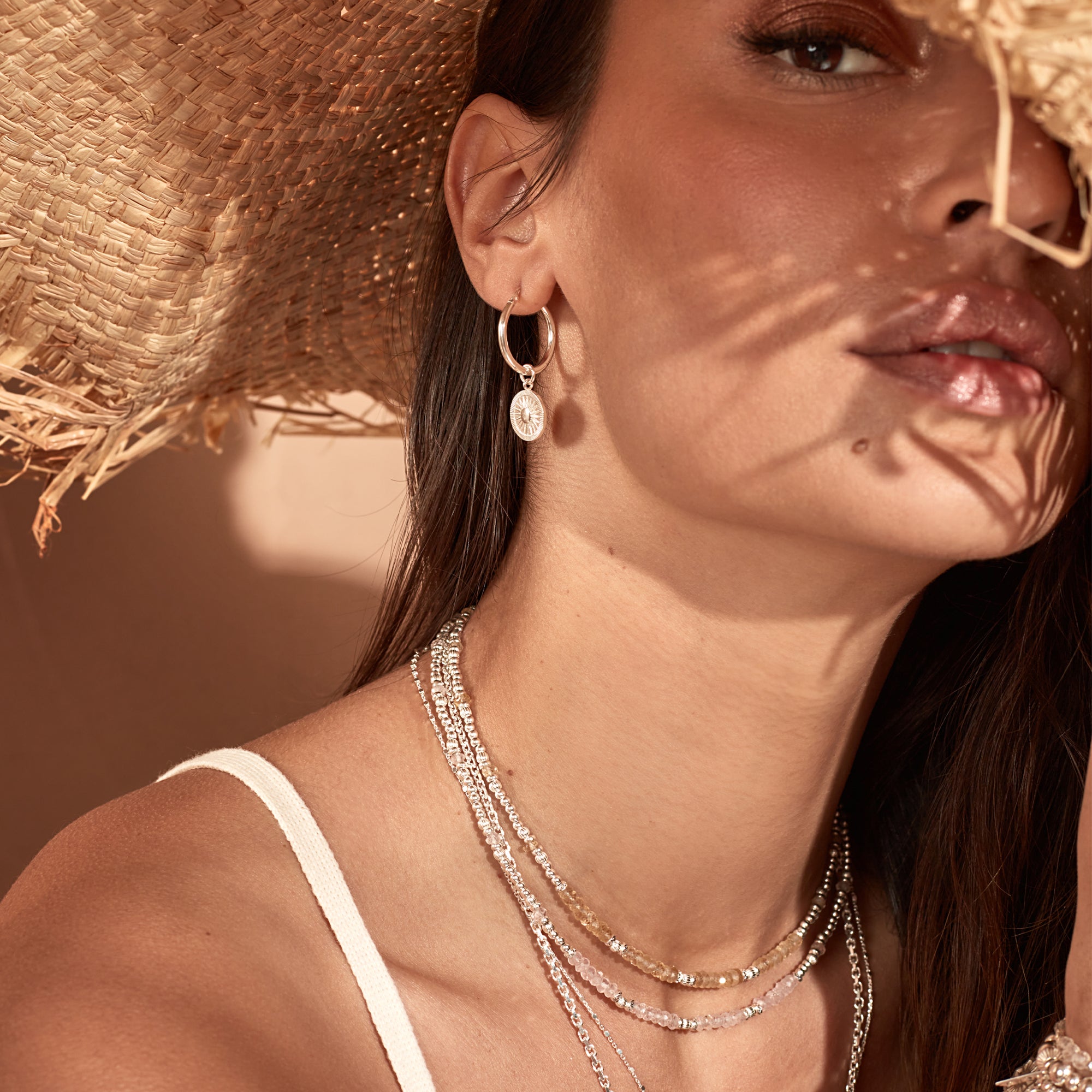 Soulful Rays Citrine Choker Necklace