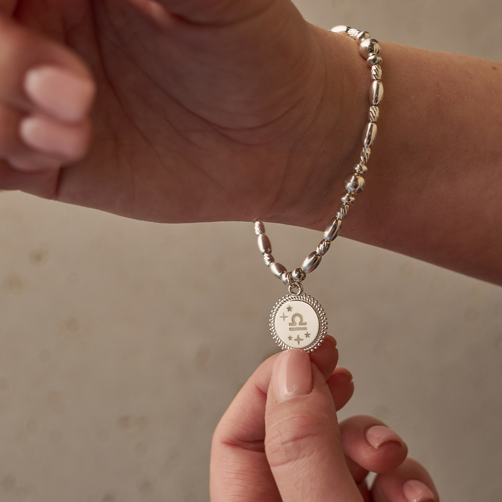 Personalised Multi Rice Moon Coin Bracelet