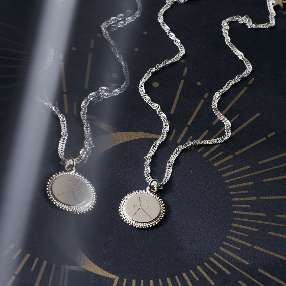 Personalised Moon Coin Necklace