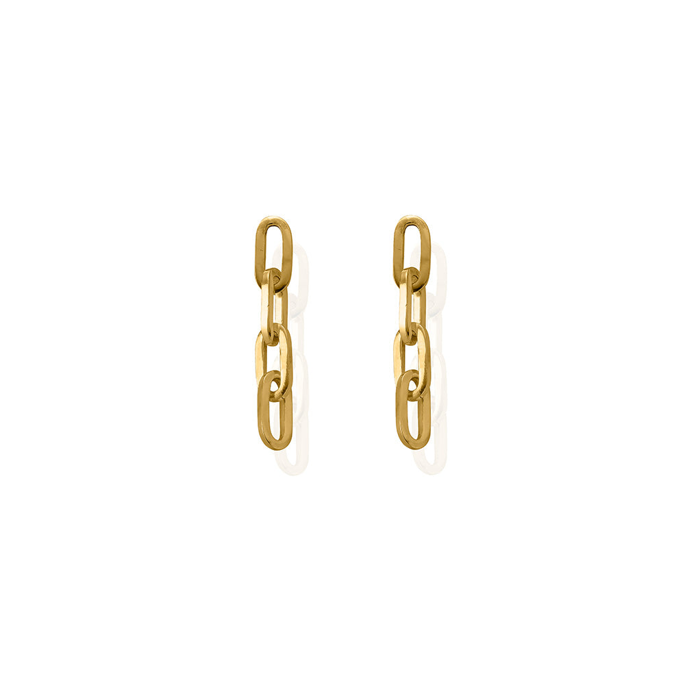 Mini Four Link Earrings