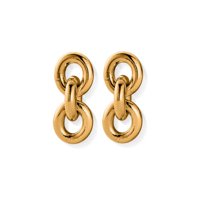 Anchor Chain 3 Link Earrings