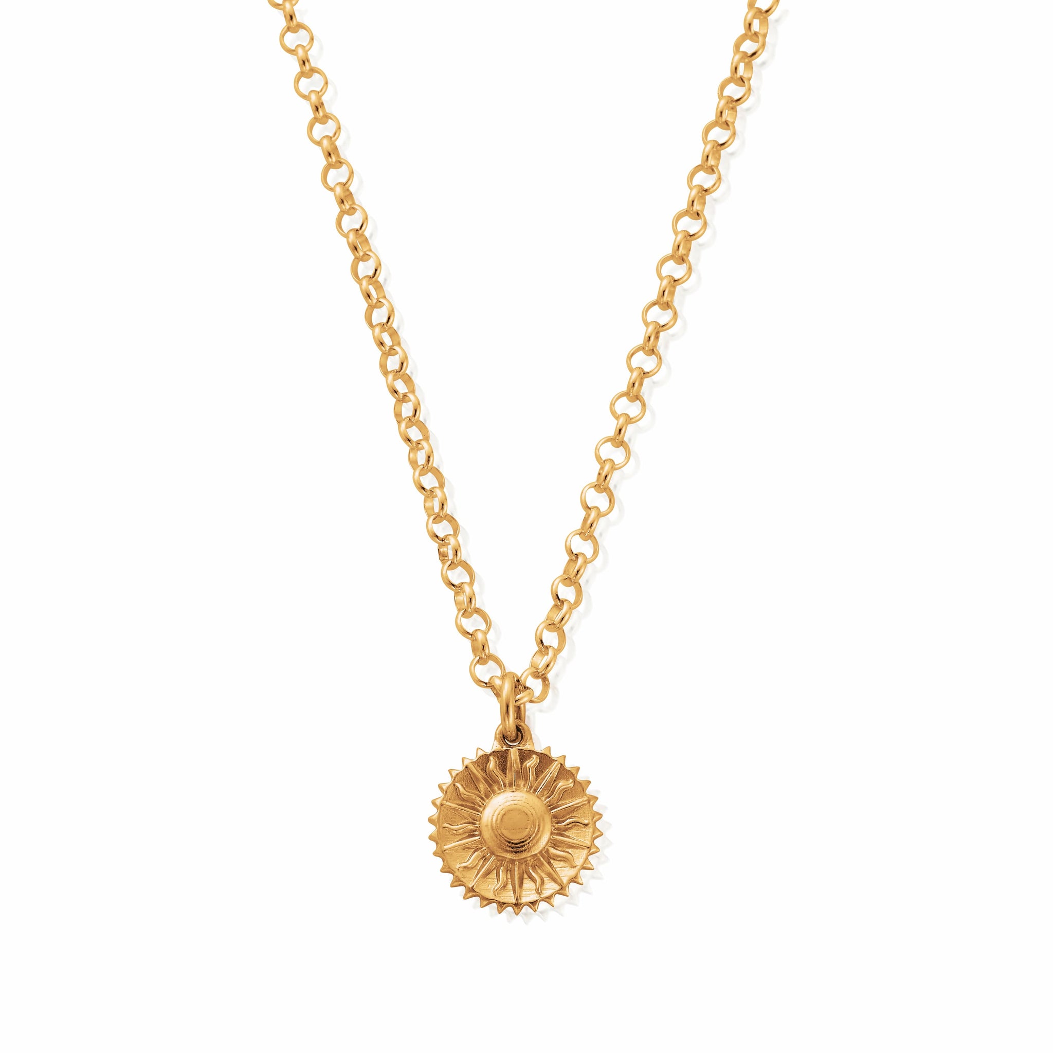 Belcher Chain Sun Necklace