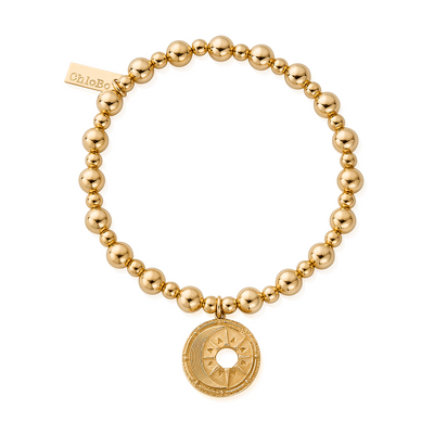Gold Mini Small Ball Midnight Bracelet
