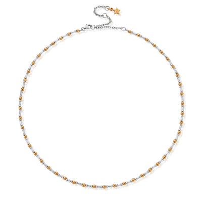 Mixed Metal Rhythm Of Water Necklace