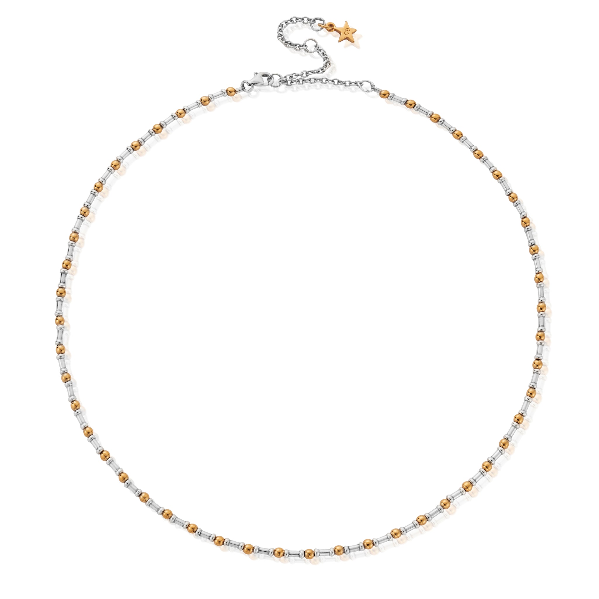 Mixed Metal Rhythm Of Water Necklace