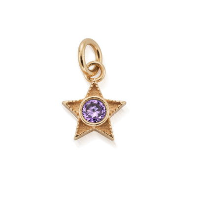 June Mini Star Birthstone Pendant Charm