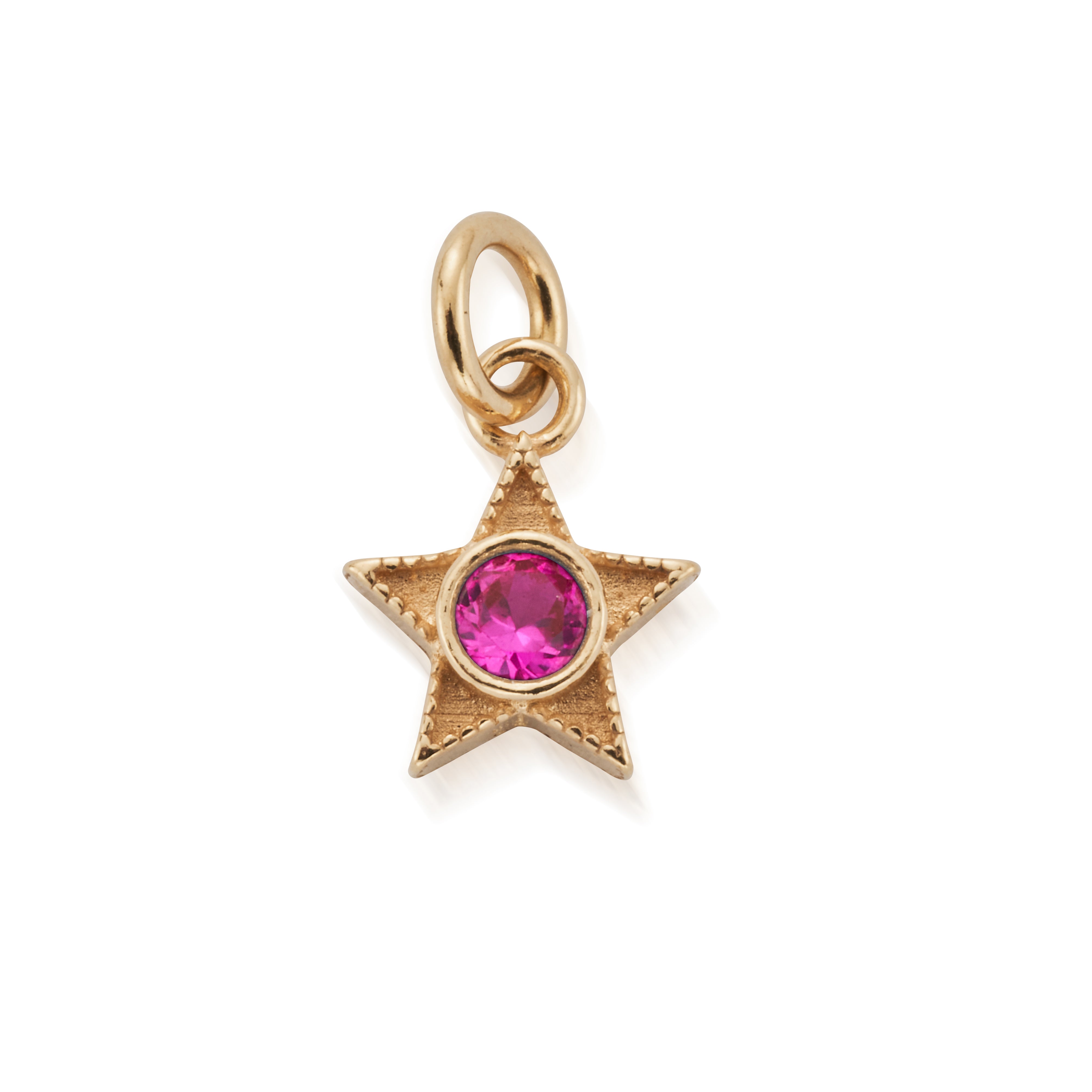 July Mini Star Birthstone Pendant Charm