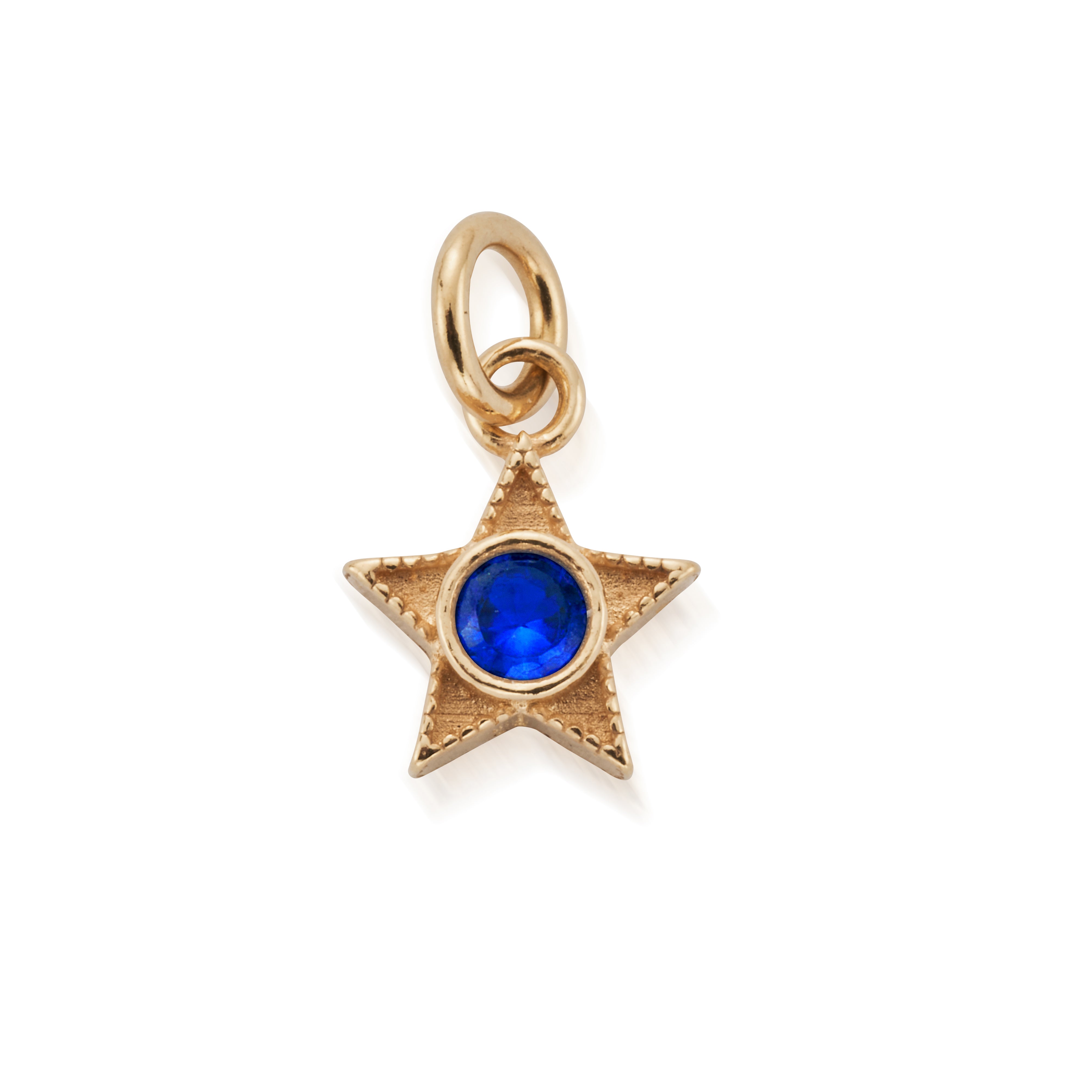 September Mini Star Birthstone Pendant Charm