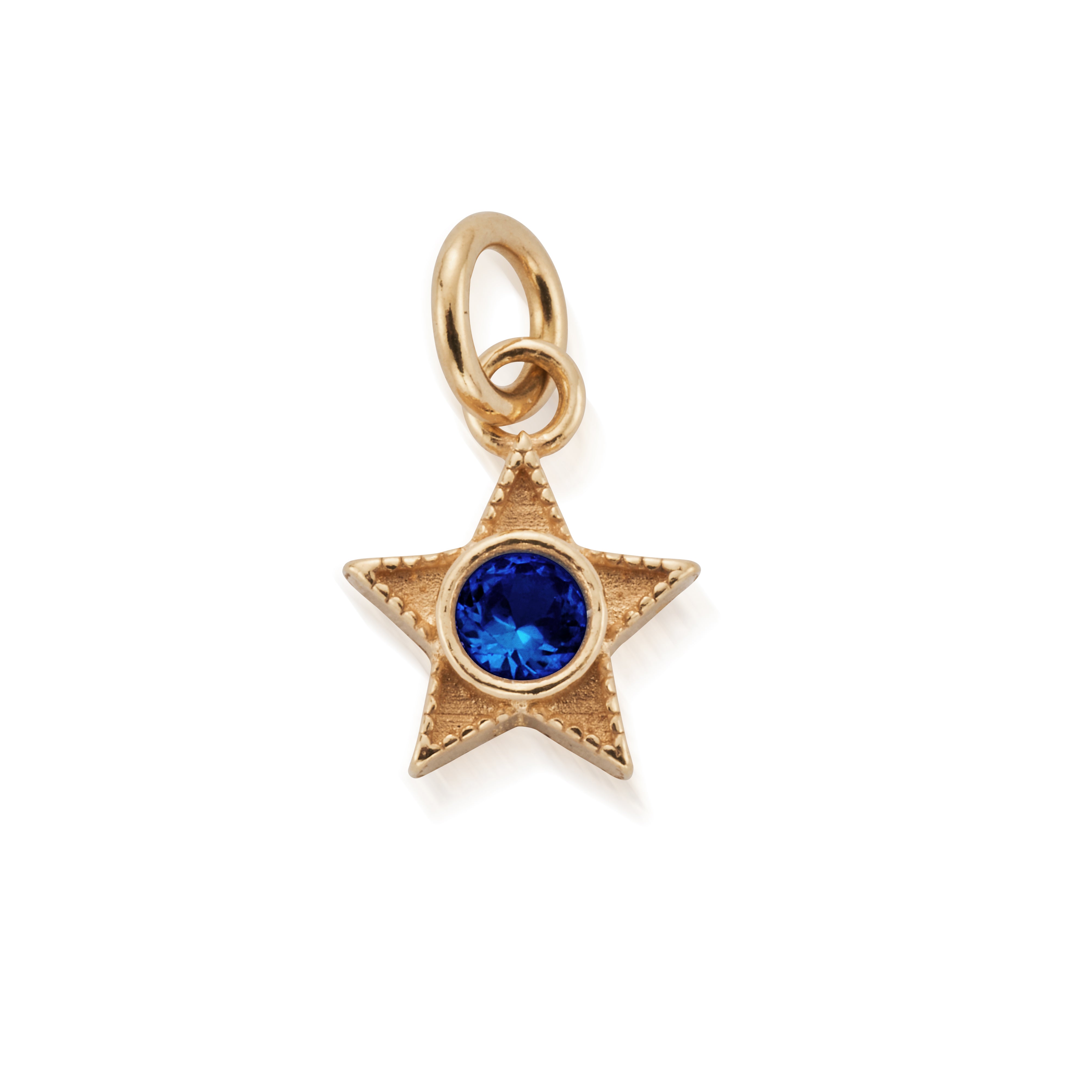 December Mini Star Birthstone Pendant Charm