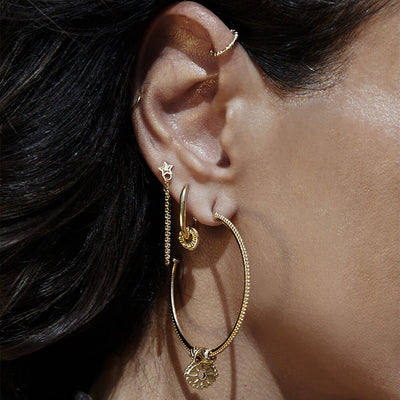 Bobble Cuff Earring