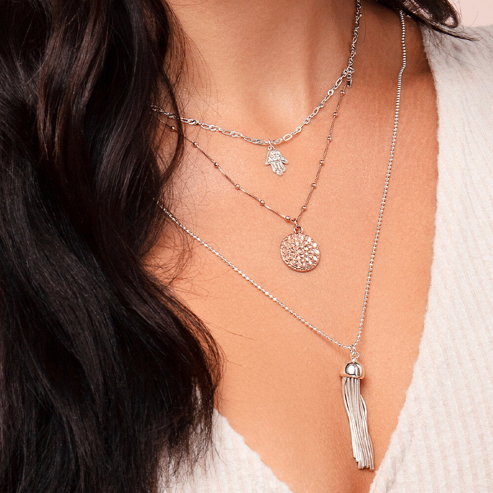Ethereal Multi Pearl Drop Necklace | ChloBo