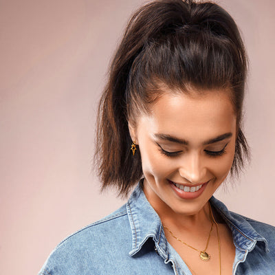 North Star Drop Earrings