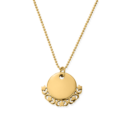 Personalised Diamond Cut Necklace