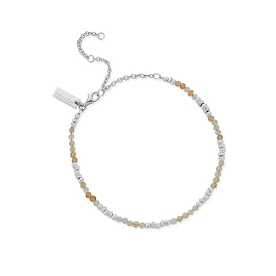 Graceful Sun Citrine Anklet