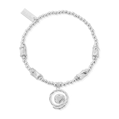 Cute Charm Chunky Twist Spiral Of Love Bracelet