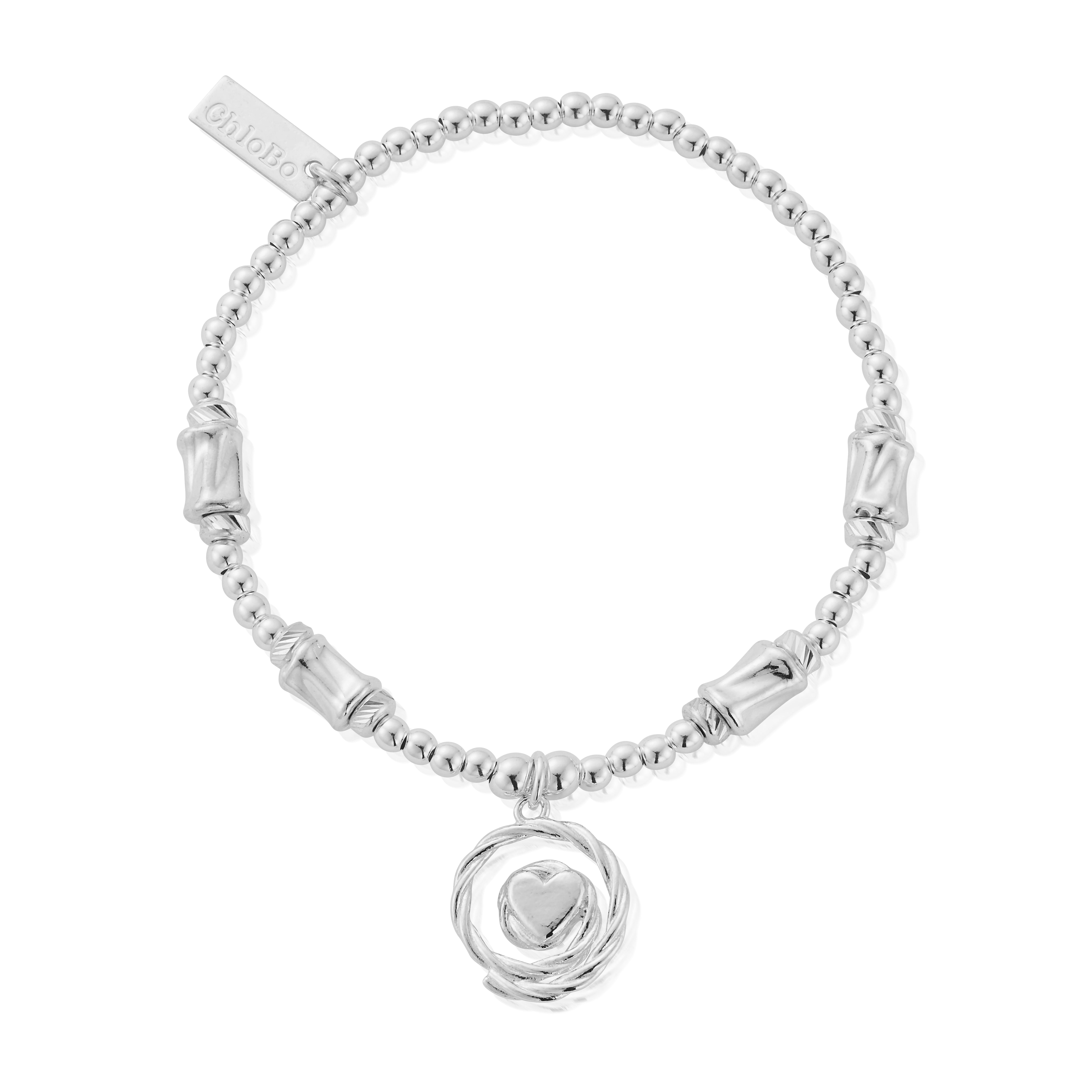 Cute Charm Chunky Twist Spiral Of Love Bracelet