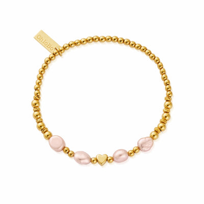 With Love Pink Pearl Bracelet