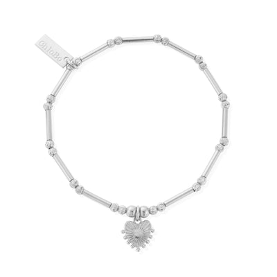 Dainty Moon Cut Sparkle Glowing Beauty Bracelet