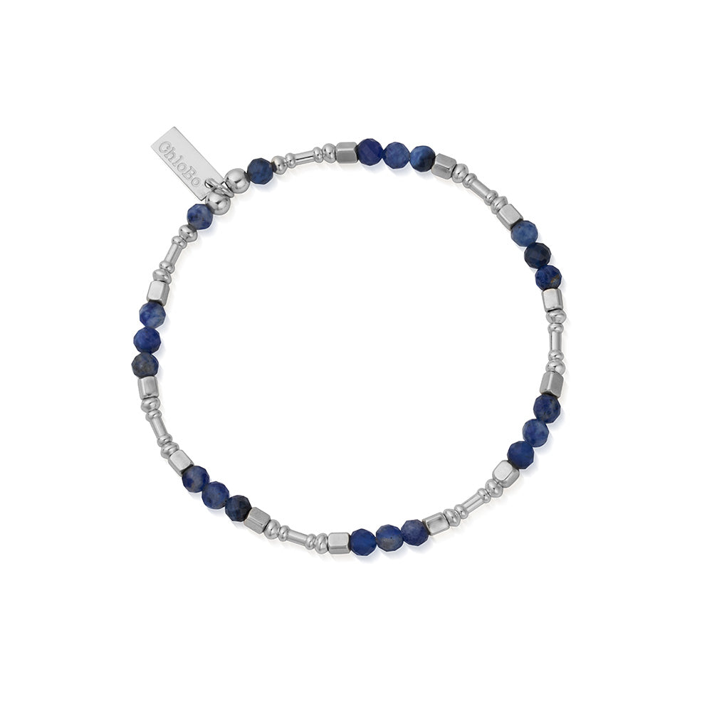 Men's Sodalite Barbell Bracelet