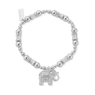 Corrugated Twist Sacred Elephant Bracelet