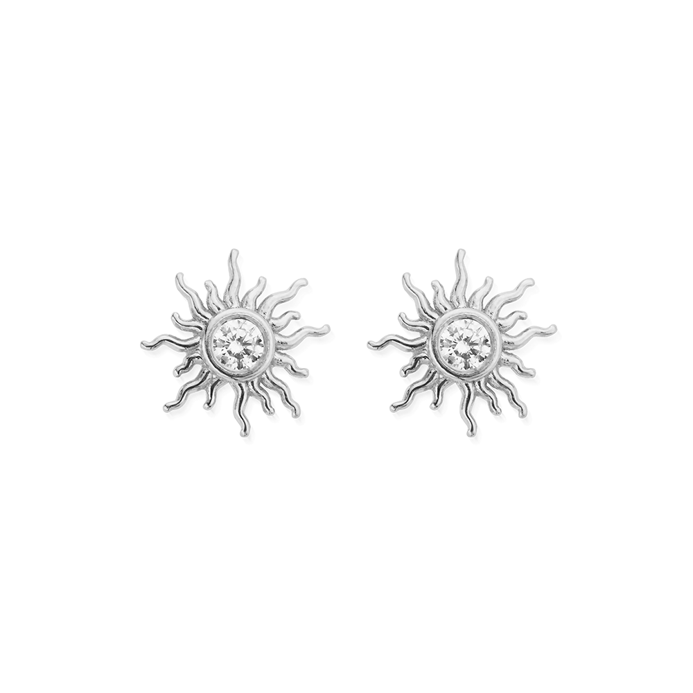 Sunrise Glow Stud Earrings