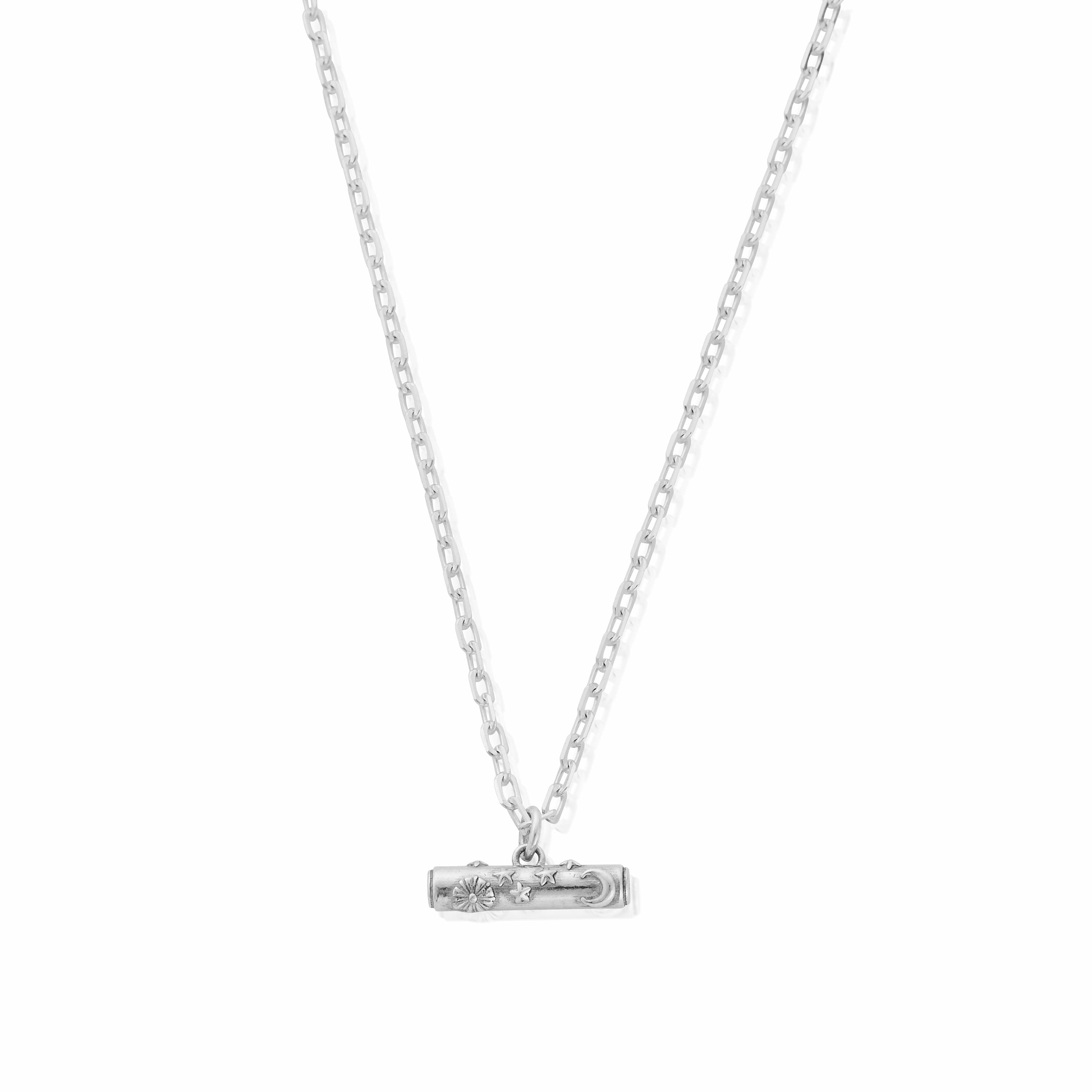 Light Anchor Chain Solstice T-Bar Necklace