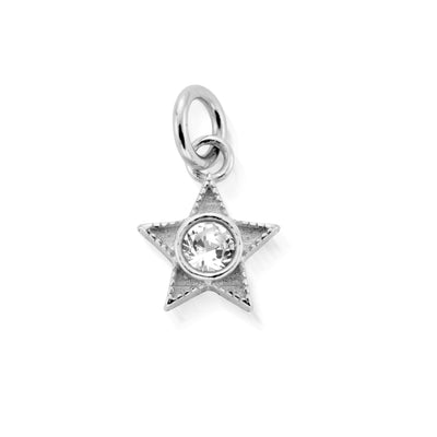 April Mini Star Birthstone Pendant Charm