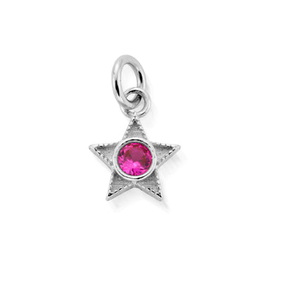 July Mini Star Birthstone Pendant Charm