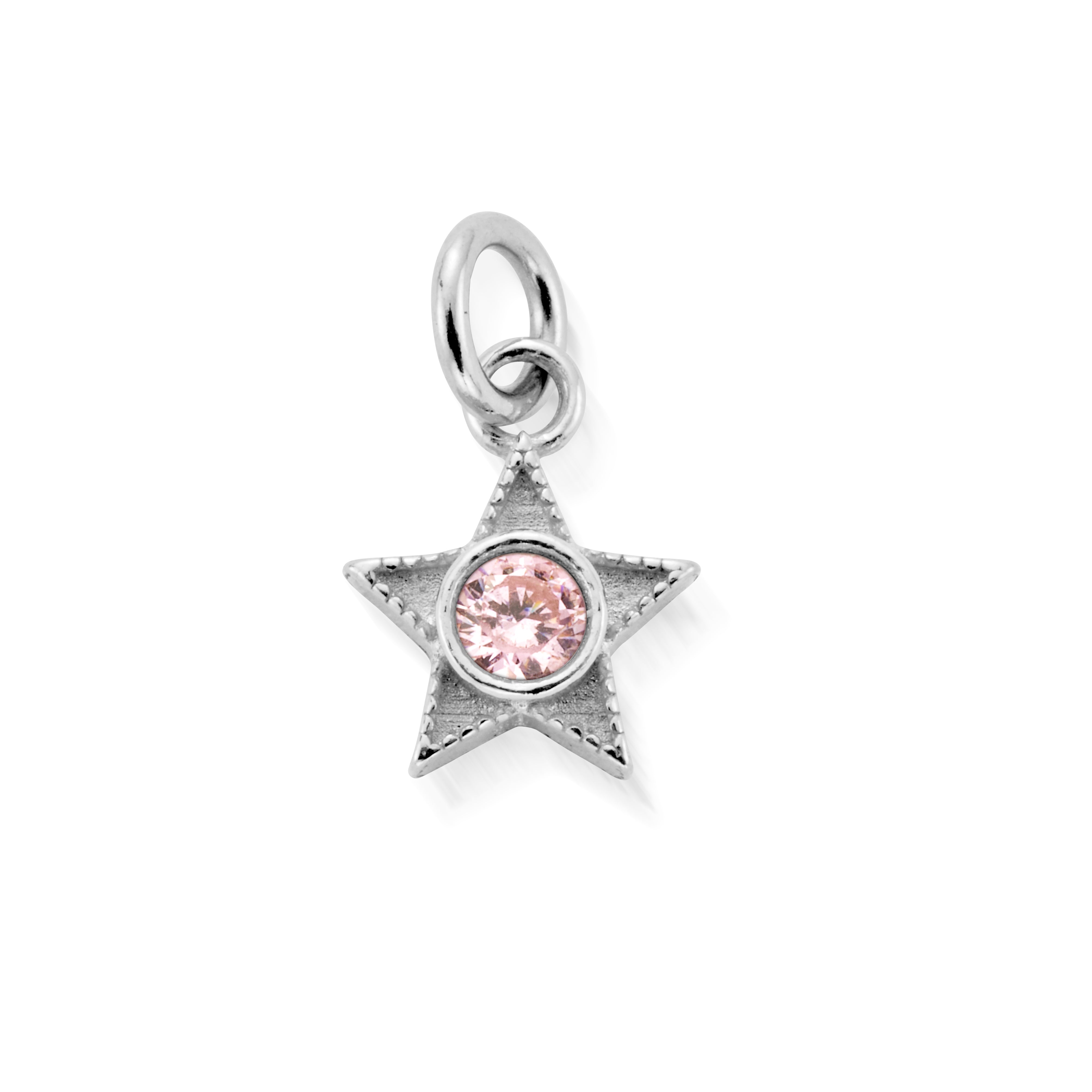 October Mini Star Birthstone Pendant Charm