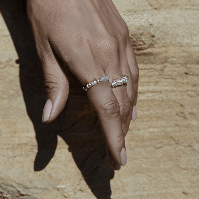 Stone Of Empowerment Black Rutilated Quartz Ring