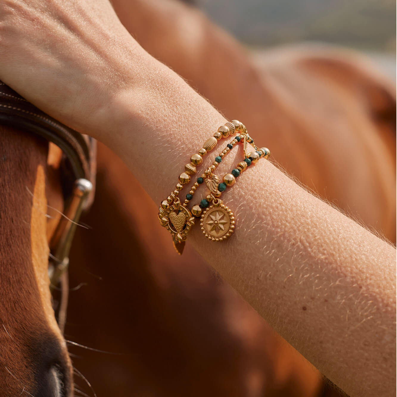 Wandering Free Malachite Bracelet