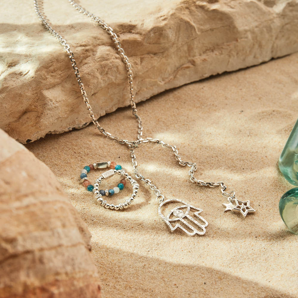 Hand Of Happiness Knot Necklace