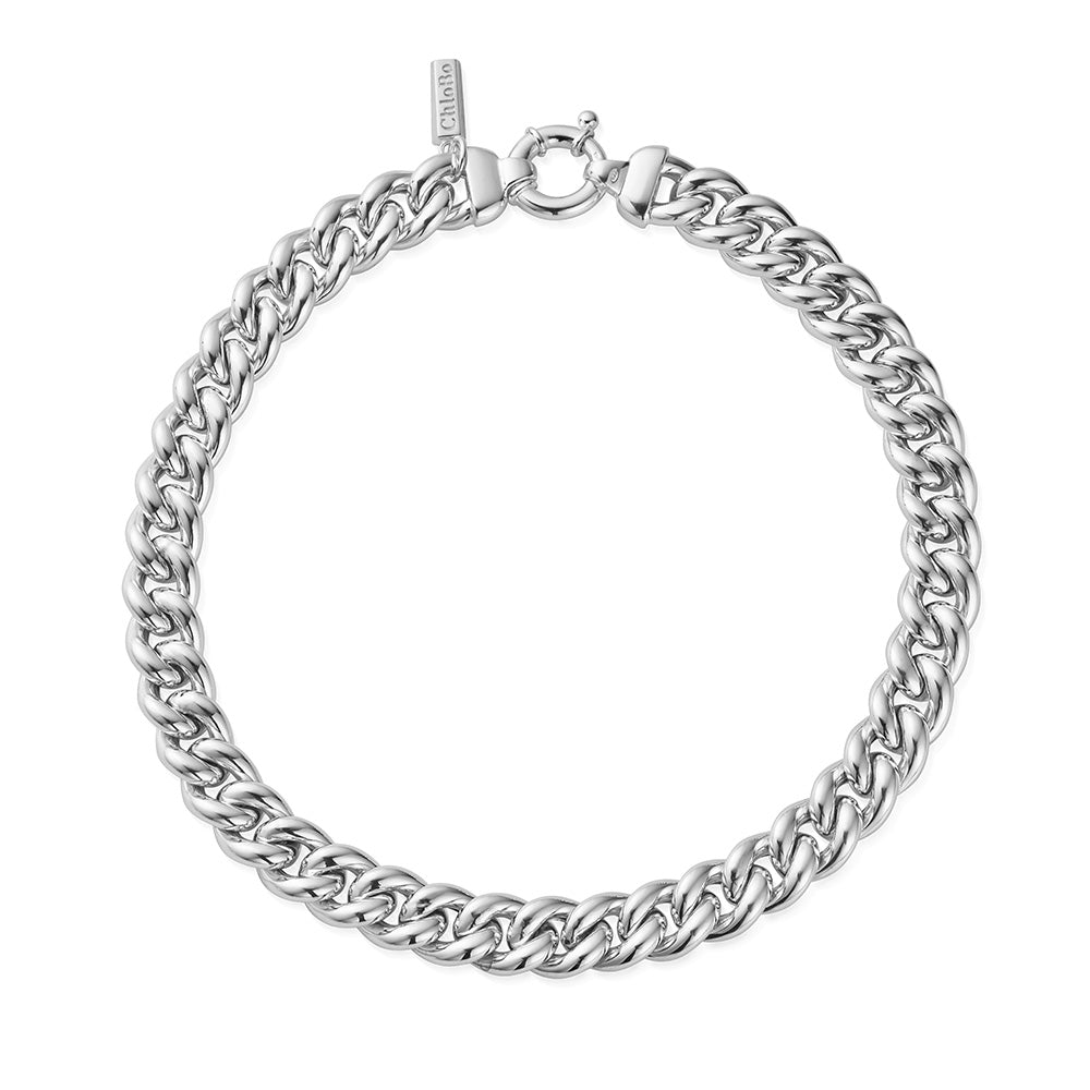 Statement Curb Necklace - 41cm
