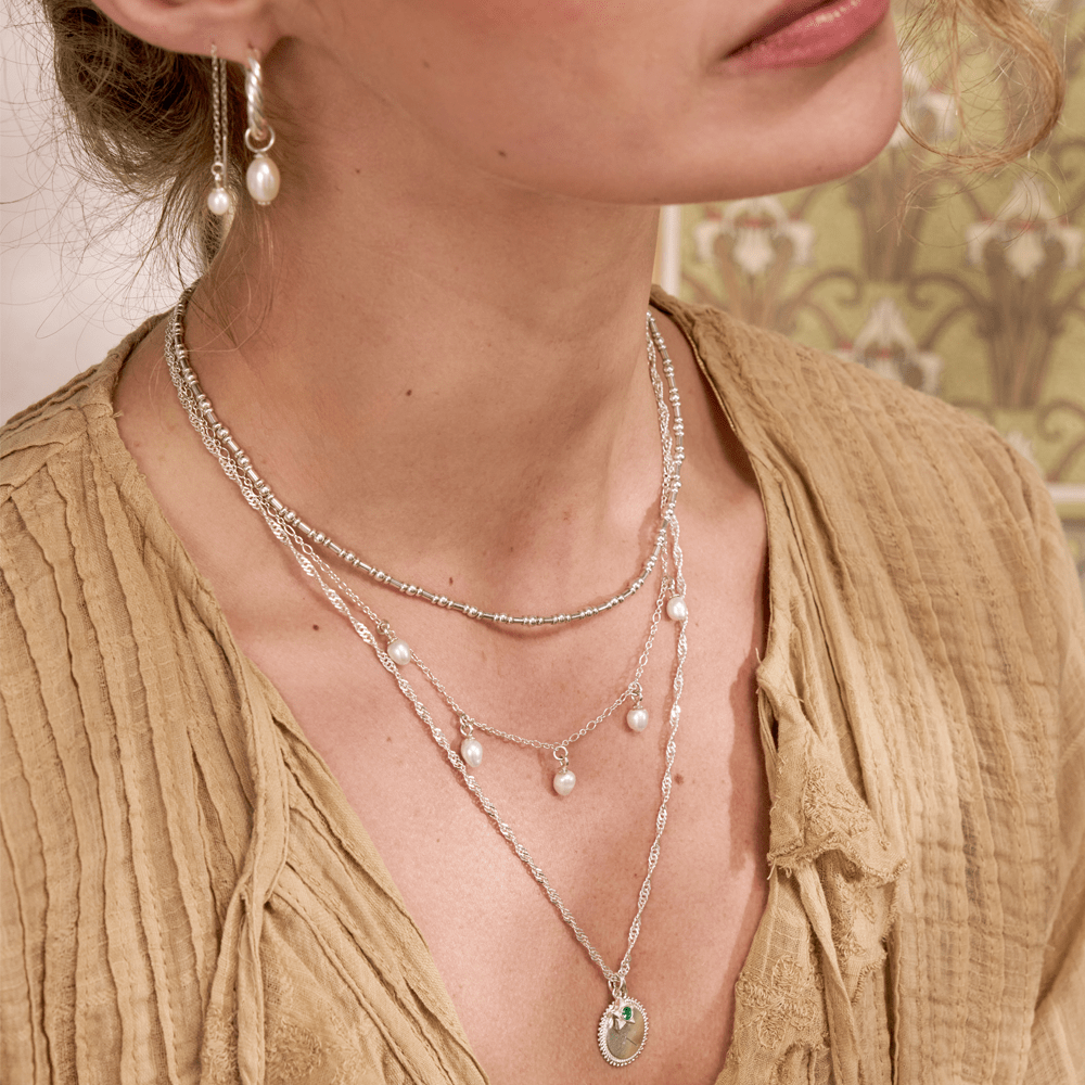CHIEKO+ rhythm pearl necklace ゴールド CHIEKO+ rhythm pearl
