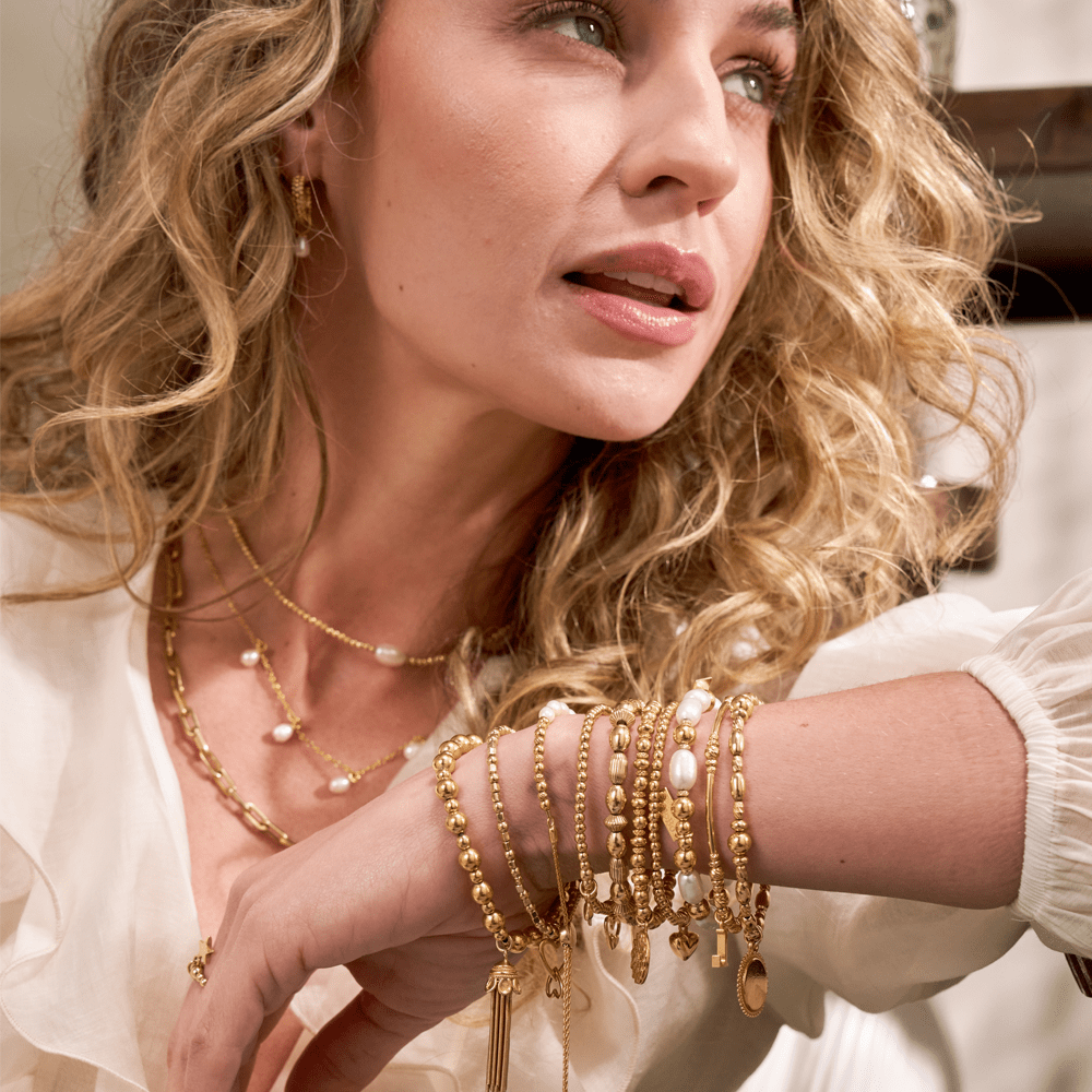 Mini Oval Disc Bracelet