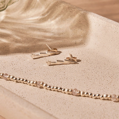 Lightning Bolt Cuff Earrings