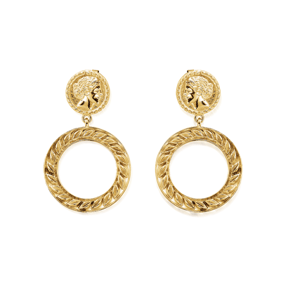 Aphrodite Goddess Statement Earrings