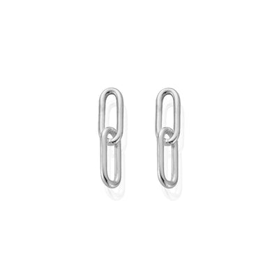 Medium Two Link Earrings | UK Made | ChloBo