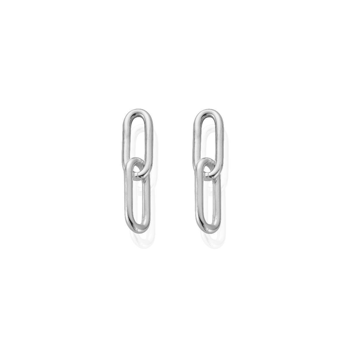 Medium Two Link Earrings | UK Made | ChloBo