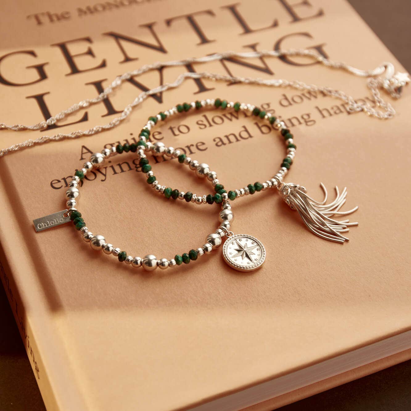 Forever Wandering Malachite Set of 2 | ChloBo